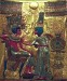 95, Tutanhamon trón háttámlája